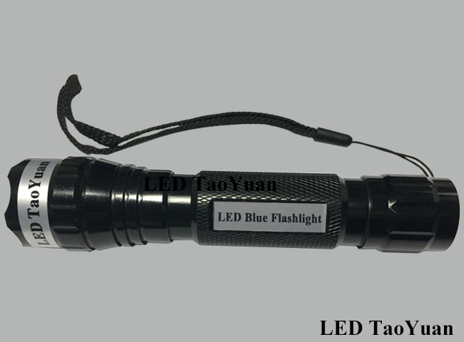 Blue LED Flashlight 450nm 3W